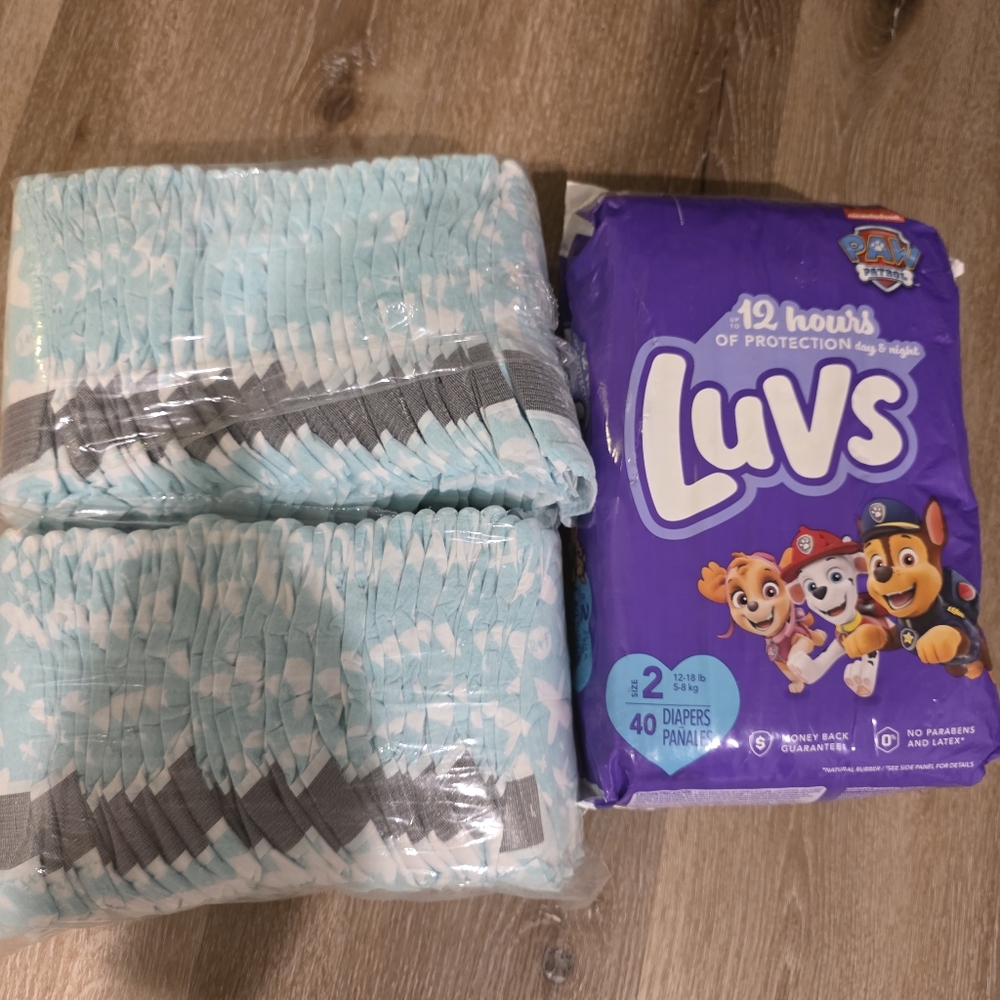 Luvs Diapers with Paw Patrol Design